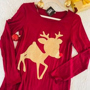 🚨SOLD🚨🚨🆕 LAST 1 ❤️Reindeer Tunic Dress